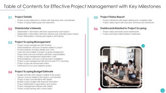 Effective Project Management With Key Milestones Ppt PowerPoint Presentation Complete With Slides