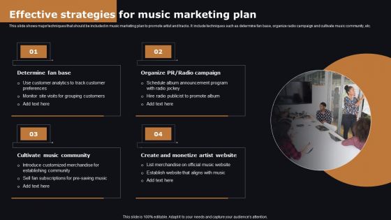 Effective Strategies For Music Marketing Plan Clipart PDF Effective Strategies For Music Marketing Plan Clipart PDF