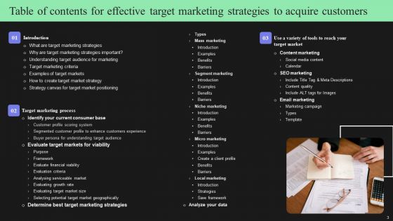 Effective Target Marketing Strategies To Acquire Customers Ppt PowerPoint Presentation Complete Deck With Slides