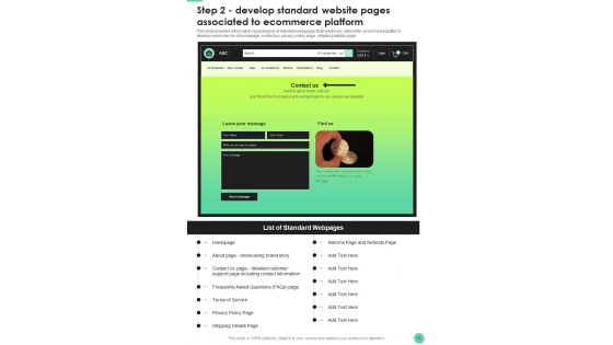 Effective Techniques For E Commerce Platforms Playbook Template