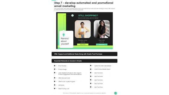 Effective Techniques For E Commerce Platforms Playbook Template