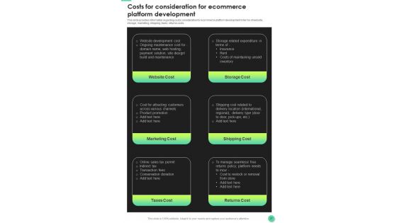 Effective Techniques For E Commerce Platforms Playbook Template