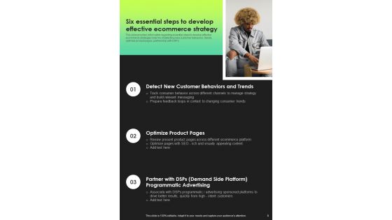 Effective Techniques For E Commerce Platforms Playbook Template