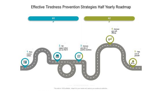 Effective Tiredness Prevention Strategies Half Yearly Roadmap Structure Sample