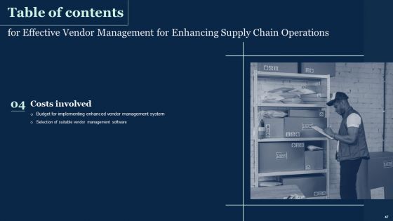Effective Vendor Management For Enhancing Supply Chain Operations Ppt PowerPoint Presentation Complete Deck With Slides