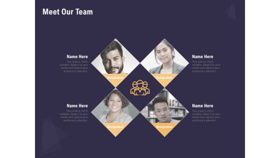 Effective Workforce Management Meet Our Team Ppt PowerPoint Presentation Styles Portrait PDF