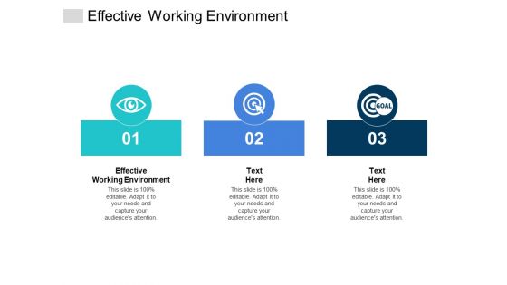Effective Working Environment Ppt PowerPoint Presentation Portfolio Example Introduction Cpb