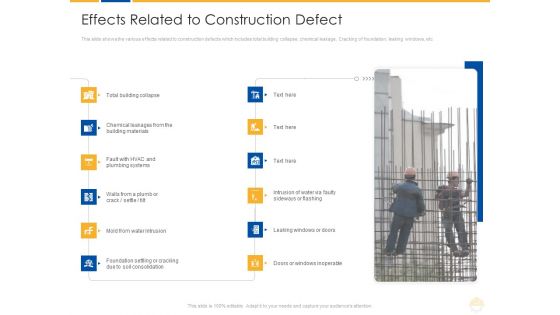 Effects Related To Construction Defect Ppt Styles Styles PDF