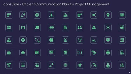 Efficient Communication Plan For Project Management Ppt PowerPoint Presentation Complete Deck With Slides