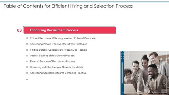 Efficient Hiring And Selection Process Ppt PowerPoint Presentation Complete Deck With Slides