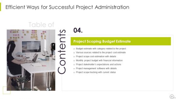 Efficient Ways For Successful Project Administration Ppt PowerPoint Presentation Complete Deck With Slides