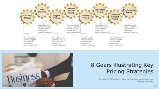 Eight Gearwheel Financial Planning Ppt PowerPoint Presentation Complete Deck