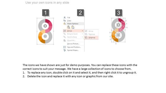 Eight Steps Dashboard Matrics Powerpoint Slides