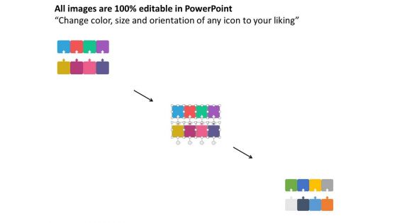 Eight Tags For Business Process Indication Powerpoint Template