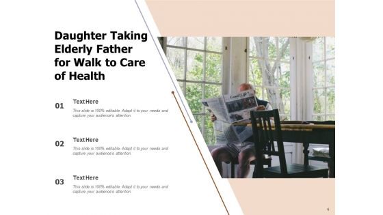 Eldercare Daughter Taking Ppt PowerPoint Presentation Complete Deck