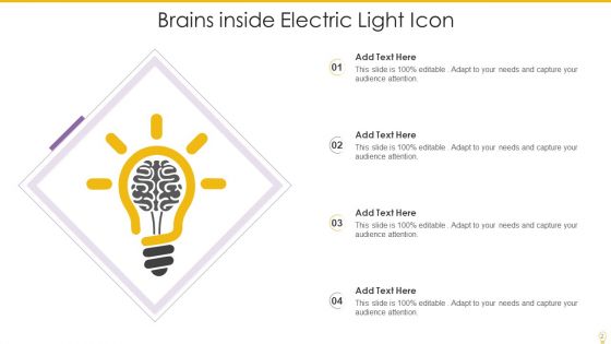 Electric Light Icon Ppt PowerPoint Presentation Complete Deck With Slides