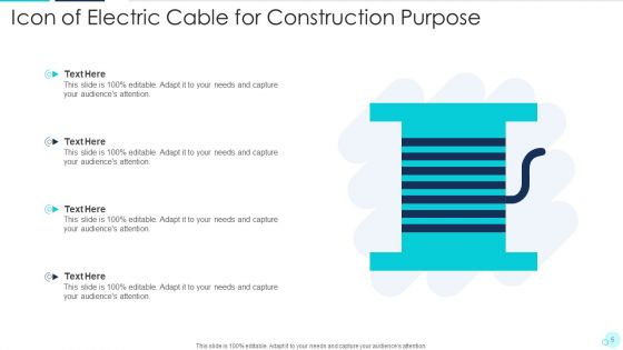 Electrical Cable Transferring Generating Ppt PowerPoint Presentation Complete Deck With Slides