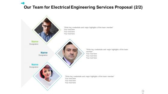Electrical Engineering Services Proposal Ppt PowerPoint Presentation Complete Deck With Slides