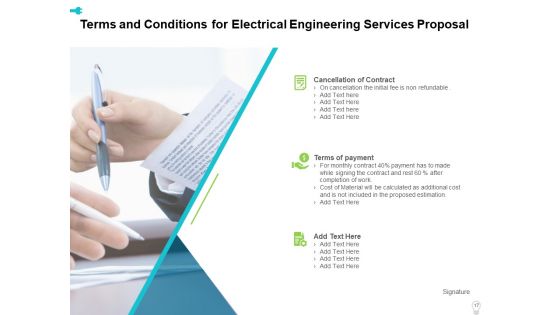 Electrical Engineering Services Proposal Ppt PowerPoint Presentation Complete Deck With Slides