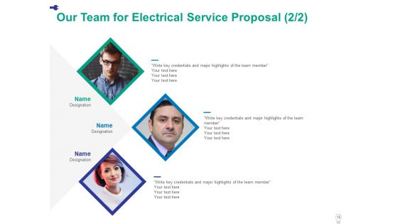 Electrical Service Proposal Template Ppt PowerPoint Presentation Complete Deck With Slides