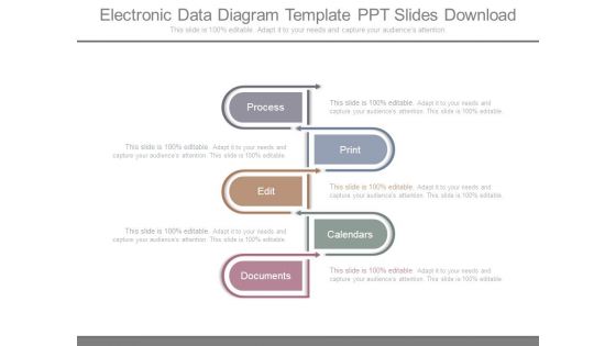 Electronic Data Diagram Template Ppt Slides Download Electronic Data Diagram Template Ppt Slides Download