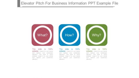 Elevator Pitch For Business Information Ppt Example File Elevator Pitch For Business Information Ppt Example File