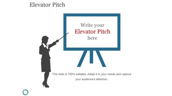 Elevator Pitch Template 3 Ppt PowerPoint Presentation Guide
