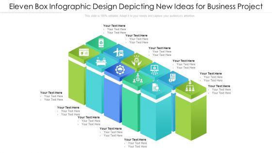 Eleven Box Infographic Design Depicting New Ideas For Business Project Ppt PowerPoint Presentation File Slide Download PDF