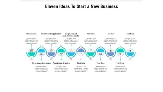 Eleven Ideas To Start A New Business Ppt PowerPoint Presentation Styles Outline PDF Eleven Ideas To Start A New Business Ppt PowerPoint Presentation Styles Outline PDF