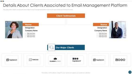 Email Administration Software Investor Financing Elevator Pitch Deck Ppt PowerPoint Presentation Complete Deck With Slides