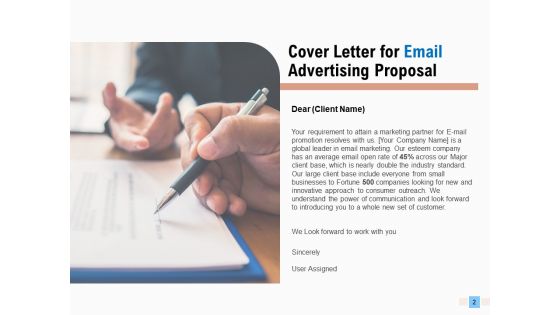 Email Advertising Proposal Ppt PowerPoint Presentation Complete Deck With Slides