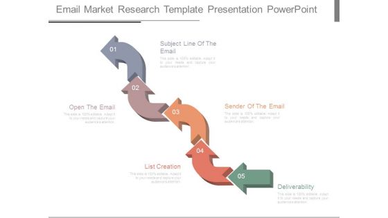Email Market Research Template Presentation Powerpoint