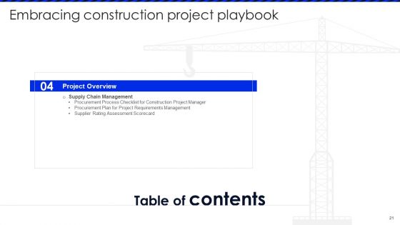 Embracing Construction Project Playbook Ppt PowerPoint Presentation Complete Deck With Slides
