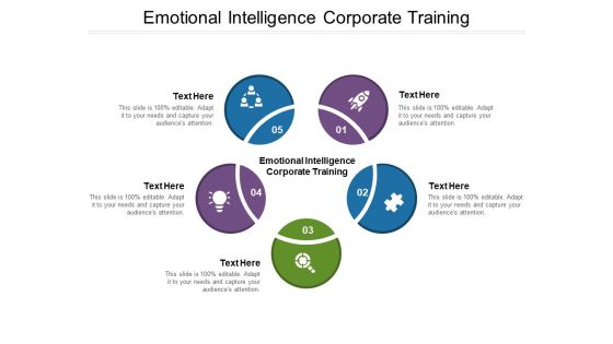 Emotional Intelligence Corporate Training Ppt PowerPoint Presentation Model Example Cpb Pdf