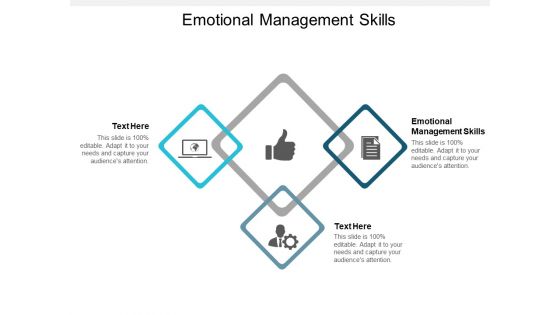 Emotional Management Skills Ppt PowerPoint Presentation Sample Cpb
