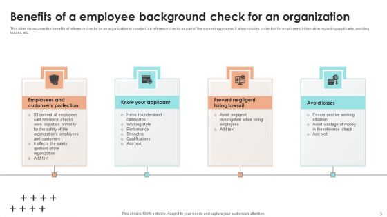 Employee Background Check Ppt PowerPoint Presentation Complete Deck With Slides
