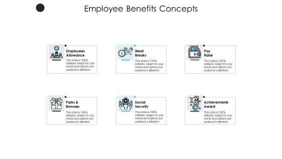 Employee Benefits Concepts Employees Allowance Ppt PowerPoint Presentation Layouts Slide Download