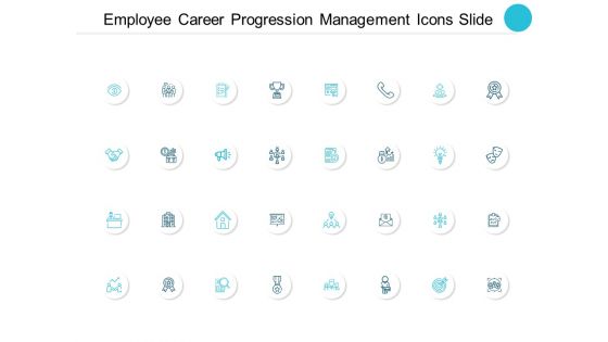 Employee Career Progression Management Icons Slide Social Ppt PowerPoint Presentation Infographic Template Guidelines