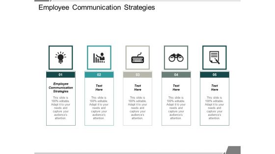 Employee Communication Strategies Ppt PowerPoint Presentation Portfolio Skills
