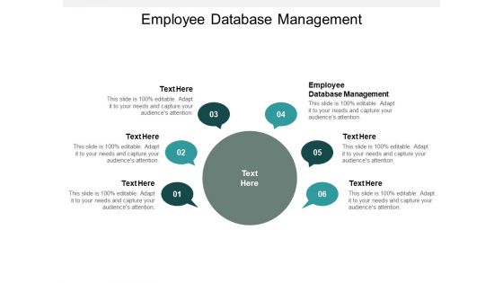 Employee Database Management Ppt PowerPoint Presentation Ideas Outfit Cpb