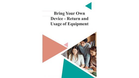 Employee Device Return And Guidelines For Company Handbook