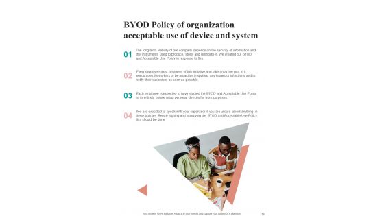 Employee Device Return And Guidelines For Company Handbook
