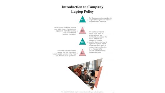 Employee Device Return And Guidelines For Company Handbook