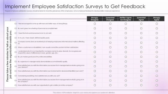 Employee Engagement And Satisfaction Strategies Implement Employee Satisfaction Surveys To Get Rules PDF Employee Engagement And Satisfaction Strategies Implement Employee Satisfaction Surveys To Get Rules PDF