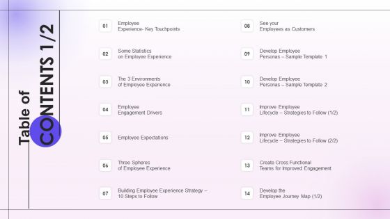 Employee Engagement And Satisfaction Strategies Table Of Contents Sample PDF