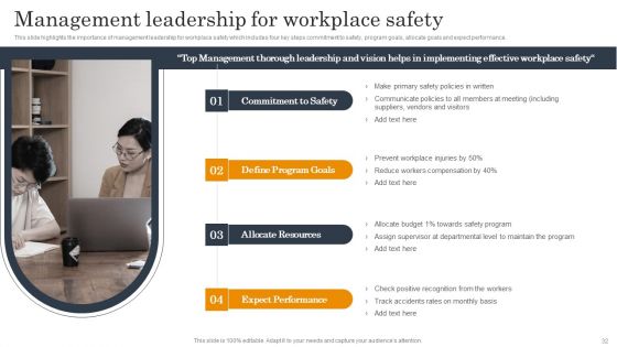 Employee Health And Safety Guide To Improve Workplace Environment Ppt PowerPoint Presentation Complete Deck With Slides