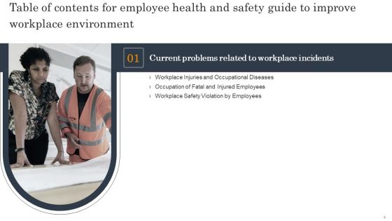 Employee Health And Safety Guide To Improve Workplace Environment Ppt PowerPoint Presentation Complete Deck With Slides