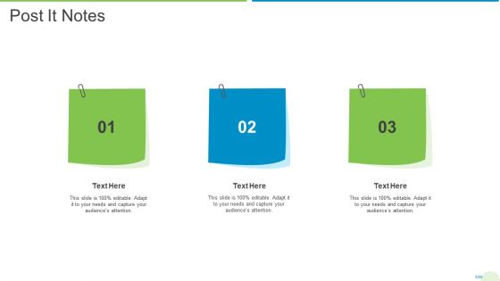 Employee Journey In Company Post It Notes Icons PDF