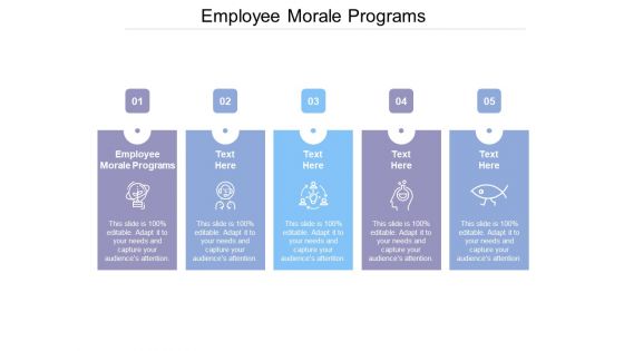 Employee Morale Programs Ppt Powerpoint Presentation Ideas Layouts Cpb