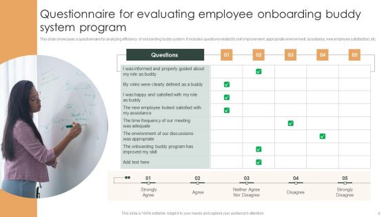 Employee Onboarding Buddy System Ppt PowerPoint Presentation Complete Deck With Slides